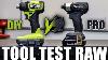 Tool Test Raw 18 Volt Sub Comact Impact Driver Ryobi Vs Makita