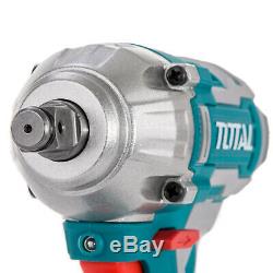 Total Tools 20V Impact Wrench Cordless Brushless Motor 2.0Ah Fast Charge