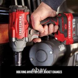 V20 RP 1/2 inch Cordless Impact Wrench Kit, Brushless, 4Ah Battery and Charger